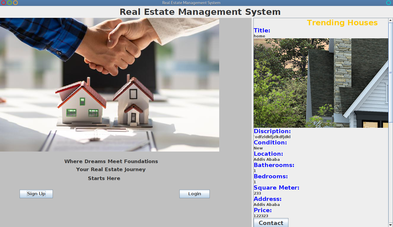 Real Estate Management System